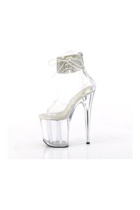 Pleaser FLAMINGO-824RS Clear Vinyl Sandal in Clear Vinyl
