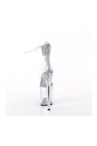 Pleaser FLAMINGO-824RS Clear Vinyl Sandal in Clear Vinyl