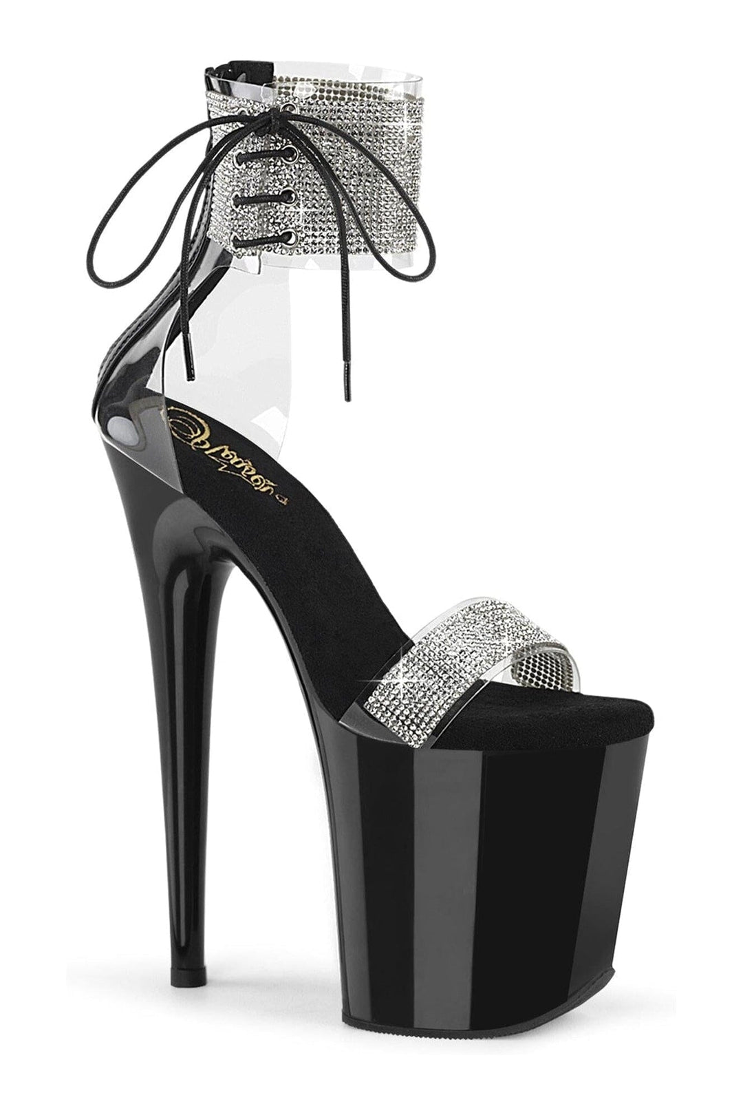 Pleaser Clear Sandals Platform Stripper Shoes | Buy at Sexyshoes.com