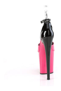 Pleaser FLAMINGO-868 Fuchsia Patent Sandal in Fuchsia Patent