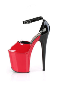 Pleaser FLAMINGO-868 Red Patent Sandal in Red Patent