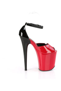 Pleaser FLAMINGO-868 Red Patent Sandal in Red Patent