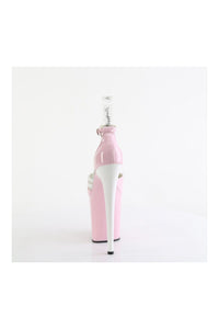 Pleaser FLAMINGO-884 Pink Patent Sandal in Pink Patent