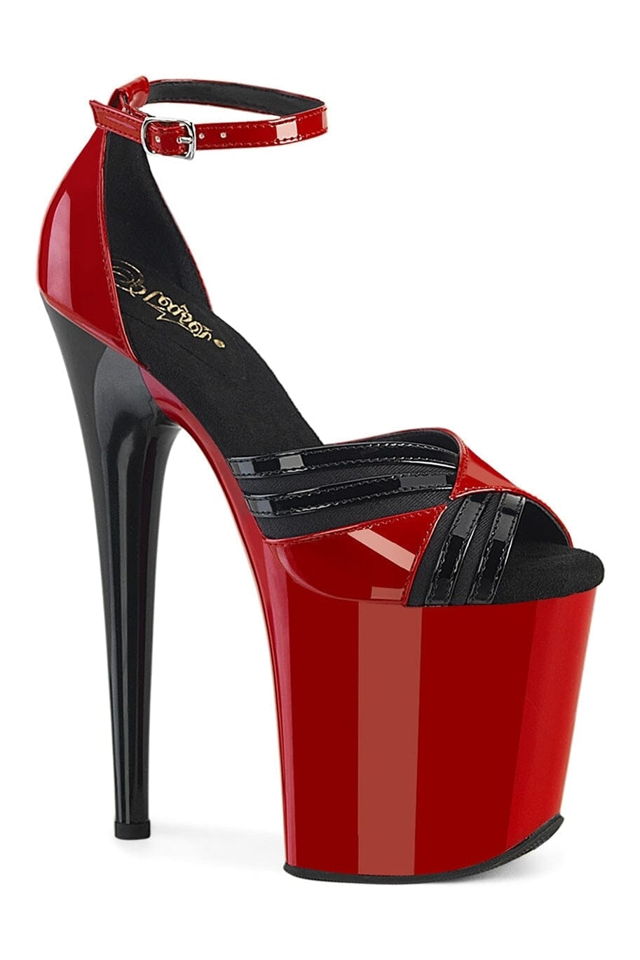 Pleaser Red Sandals Platform Stripper Shoes | Buy at Sexyshoes.com