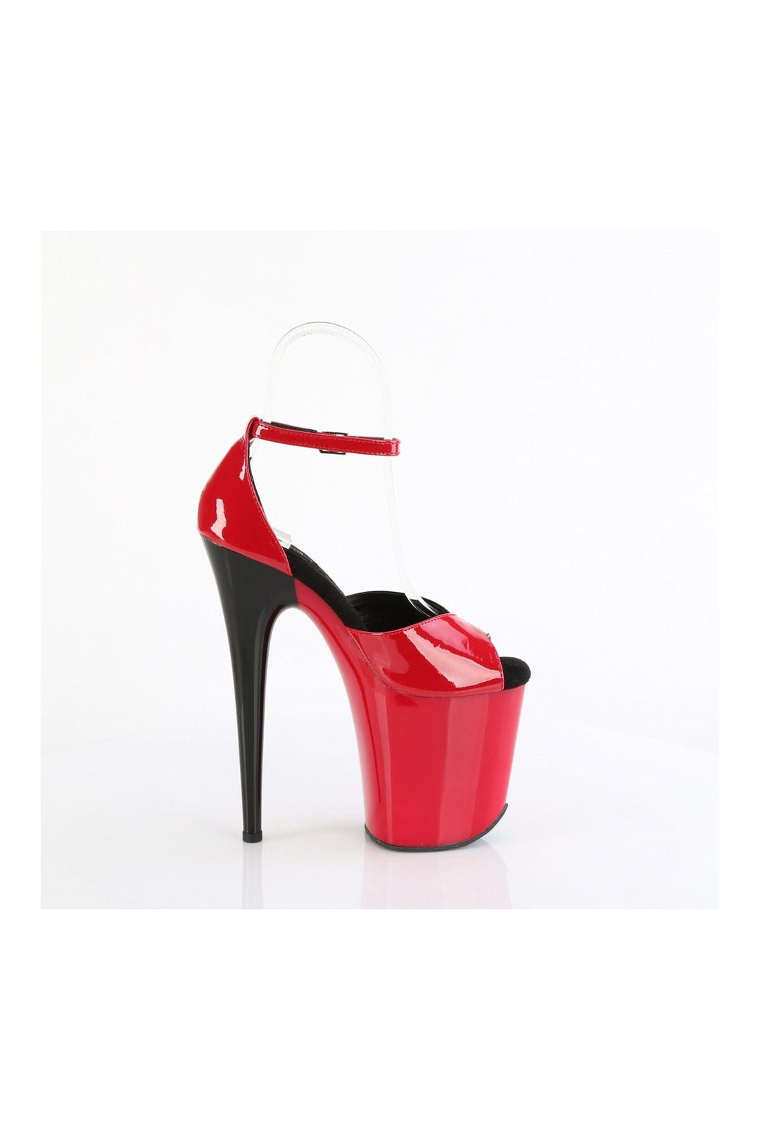 Pleaser FLAMINGO-884 Red Patent Sandal in Red Patent