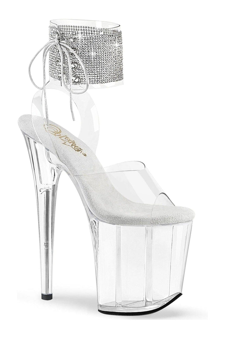 Pleaser Clear Sandals Platform Stripper Shoes | Buy at Sexyshoes.com