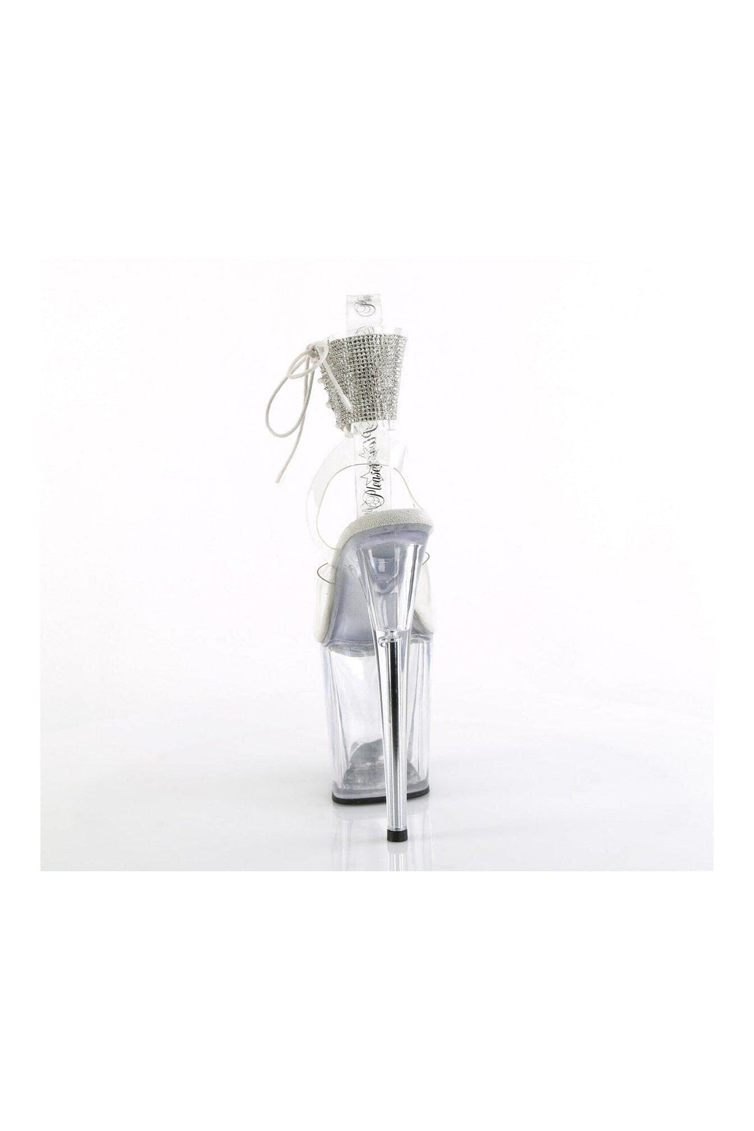 Pleaser FLAMINGO-891-2RS Clear Vinyl Sandal in Clear Vinyl