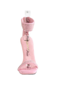 Fabulicious  CHIC-40 Sandal in Pink Faux Leather