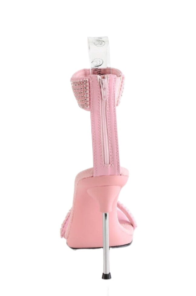 Fabulicious  CHIC-40 Sandal in Pink Faux Leather