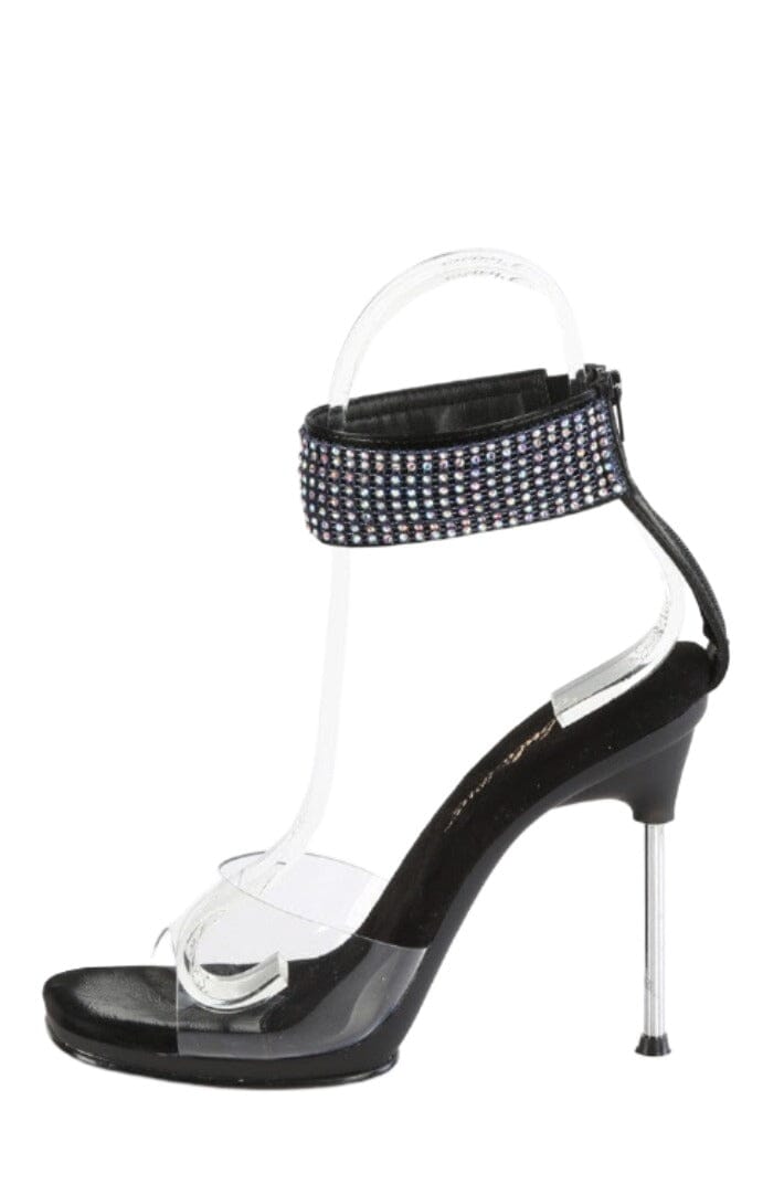 Fabulicious  CHIC-42 Sandal in Clear Vinyl