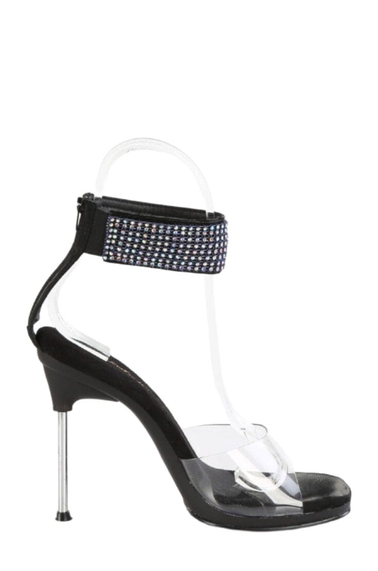 Fabulicious  CHIC-42 Sandal in Clear Vinyl