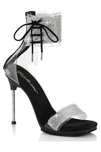 Fabulicious  CHIC-47 Sandal in Clear Faux Leather from SexyShoes.com