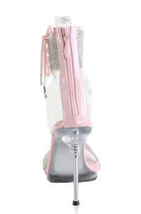 Fabulicious  CHIC-47 Sandal in Clear Faux Leather