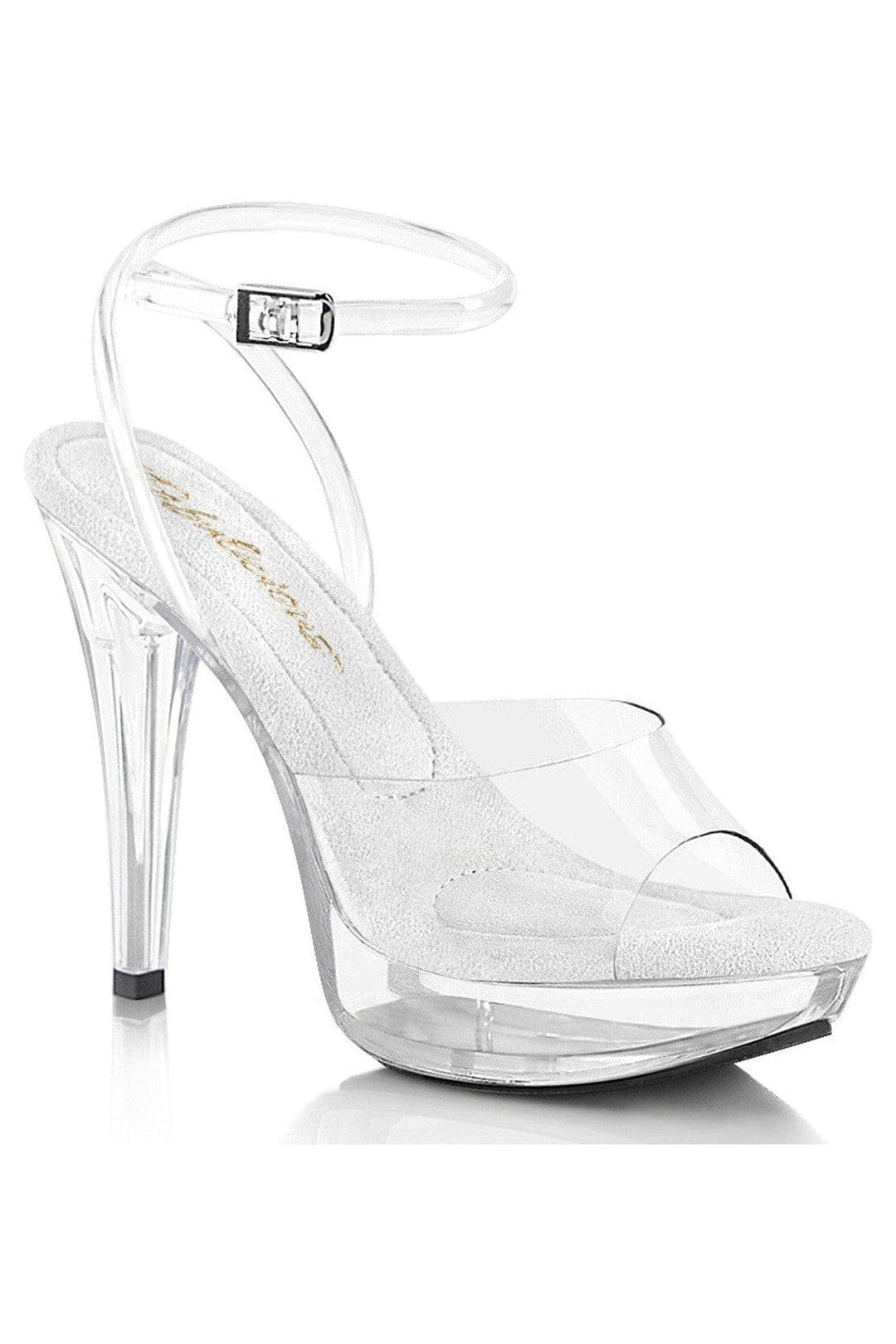 Fabulicious  COCKTAIL-506 Sandal in Clear Vinyl from SexyShoes.com