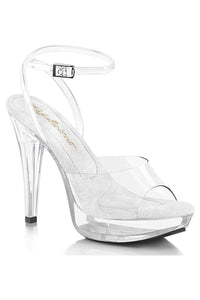 Fabulicious  COCKTAIL-506 Sandal in Clear Vinyl from SexyShoes.com