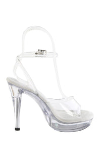 Fabulicious  COCKTAIL-506 Sandal in Clear Vinyl