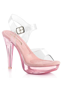 Fabulicious  COCKTAIL-508 Sandal in Clear Vinyl from SexyShoes.com