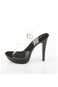 Fabulicious  COCKTAIL-508 Sandal in Clear Vinyl