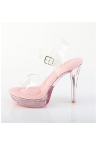 Fabulicious  COCKTAIL-508 Sandal in Clear Vinyl