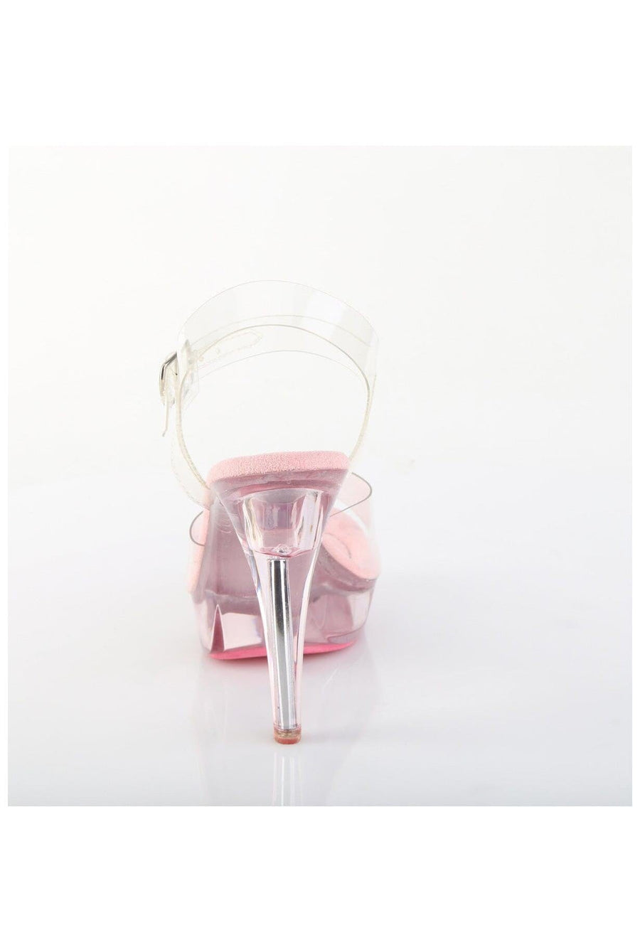 Fabulicious  COCKTAIL-508 Sandal in Clear Vinyl