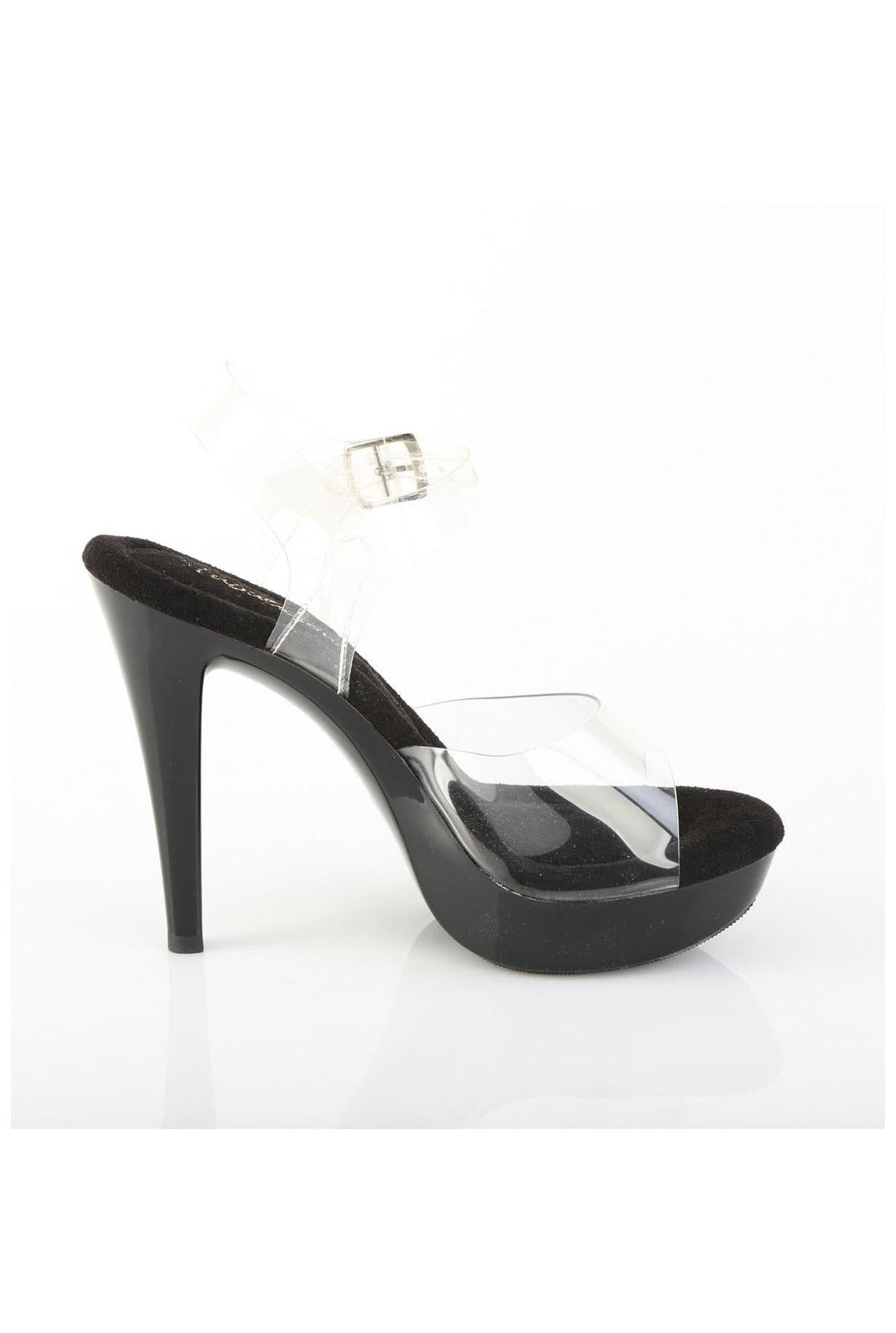 Fabulicious  COCKTAIL-508 Sandal in Clear Vinyl