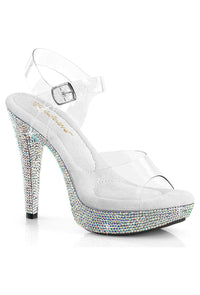 Fabulicious  COCKTAIL-508DM Sandal in Clear Vinyl from SexyShoes.com