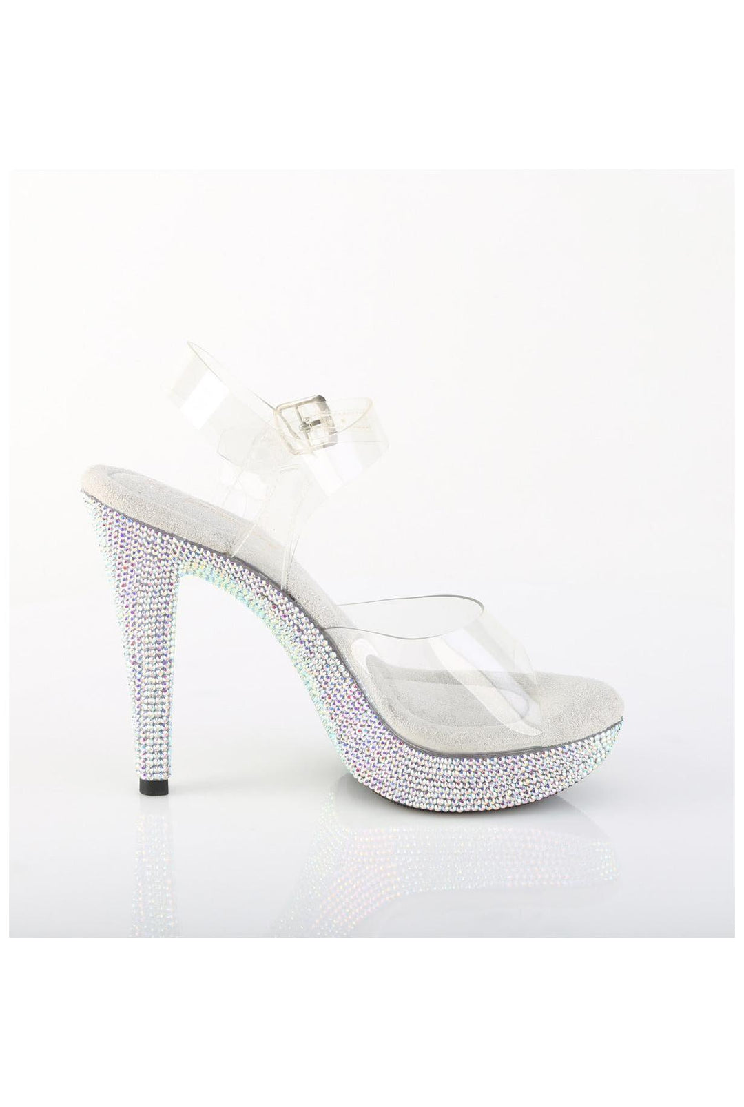 Fabulicious  COCKTAIL-508DM Sandal in Clear Vinyl