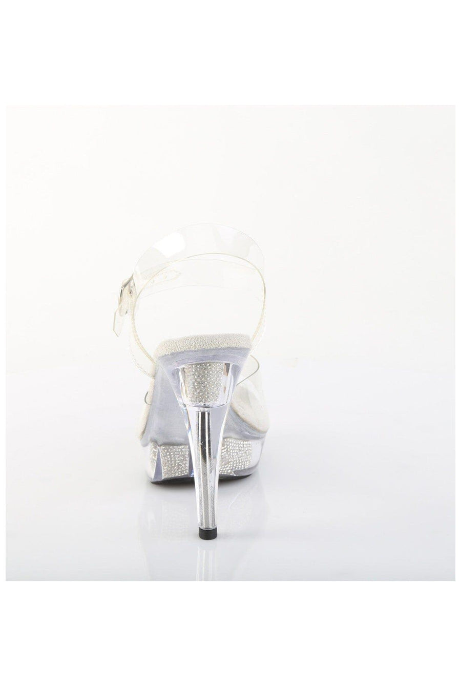 Fabulicious  COCKTAIL-508SRSI Sandal in Clear Vinyl