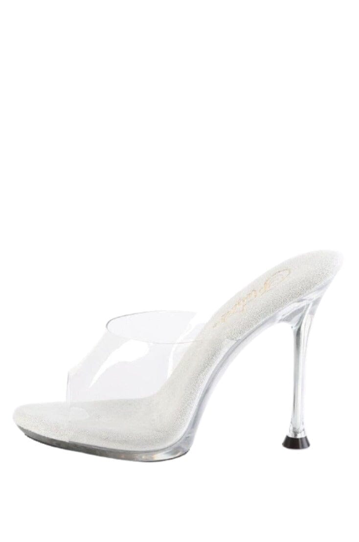 Fabulicious  CUPID-401 Slide in Clear Vinyl