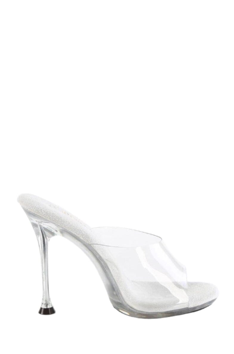 Fabulicious  CUPID-401 Slide in Clear Vinyl