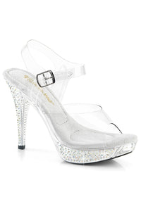 Fabulicious  ELEGANT-408ABRS Sandal in Clear Vinyl from SexyShoes.com