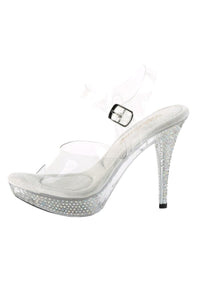 Fabulicious  ELEGANT-408ABRS Sandal in Clear Vinyl