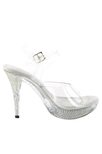 Fabulicious  ELEGANT-408ABRS Sandal in Clear Vinyl