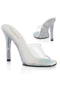 Fabulicious  GALA-01DML Slide in Clear Vinyl from SexyShoes.com