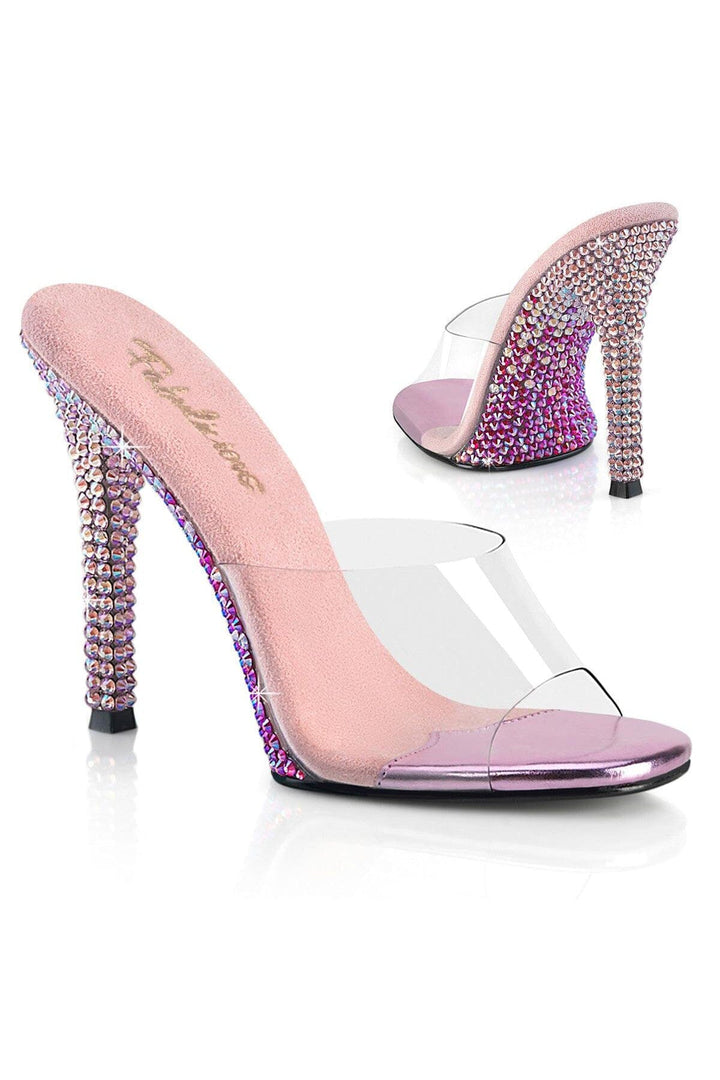 Fabulicious Clear Slides Platform Stripper Shoes | Buy at Sexyshoes.com