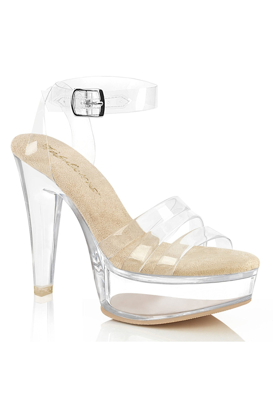 Fabulicious Clear Sandals Platform Stripper Shoes | Buy at Sexyshoes.com