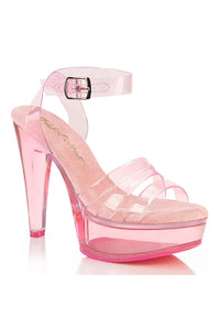 Fabulicious  MARTINI-505 Sandal in Pink Vinyl from SexyShoes.com
