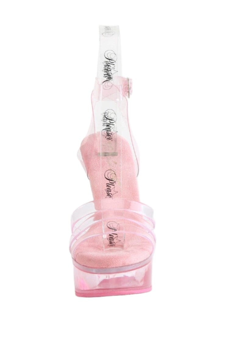 Fabulicious  MARTINI-505 Sandal in Pink Vinyl