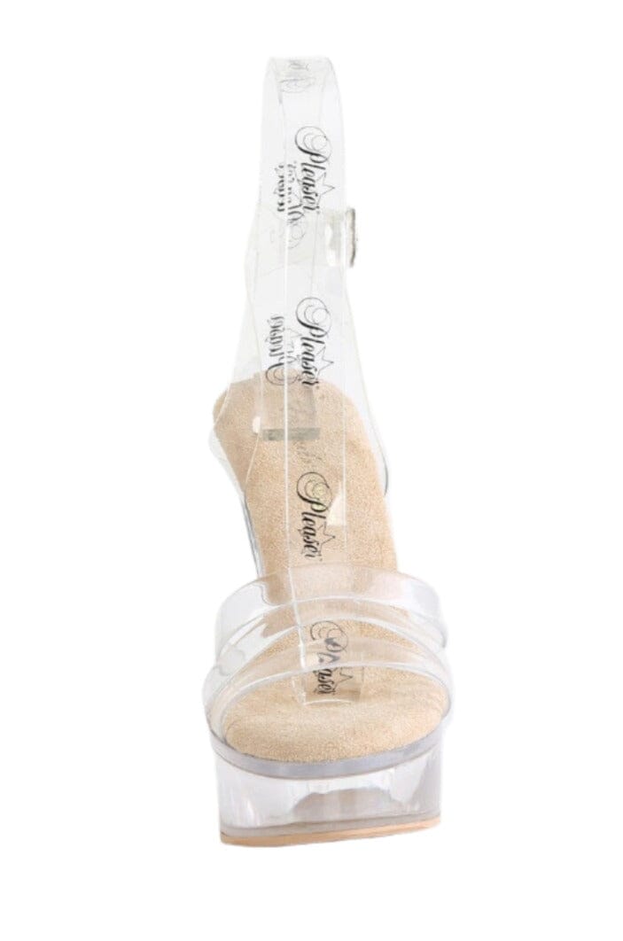 Fabulicious  MARTINI-505 Sandal in Clear Vinyl