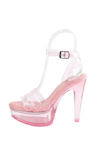 Fabulicious  MARTINI-505 Sandal in Pink Vinyl
