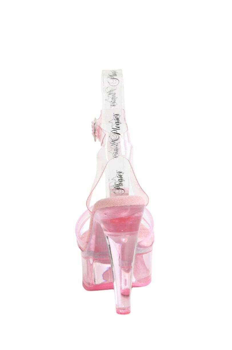 Fabulicious  MARTINI-505 Sandal in Pink Vinyl
