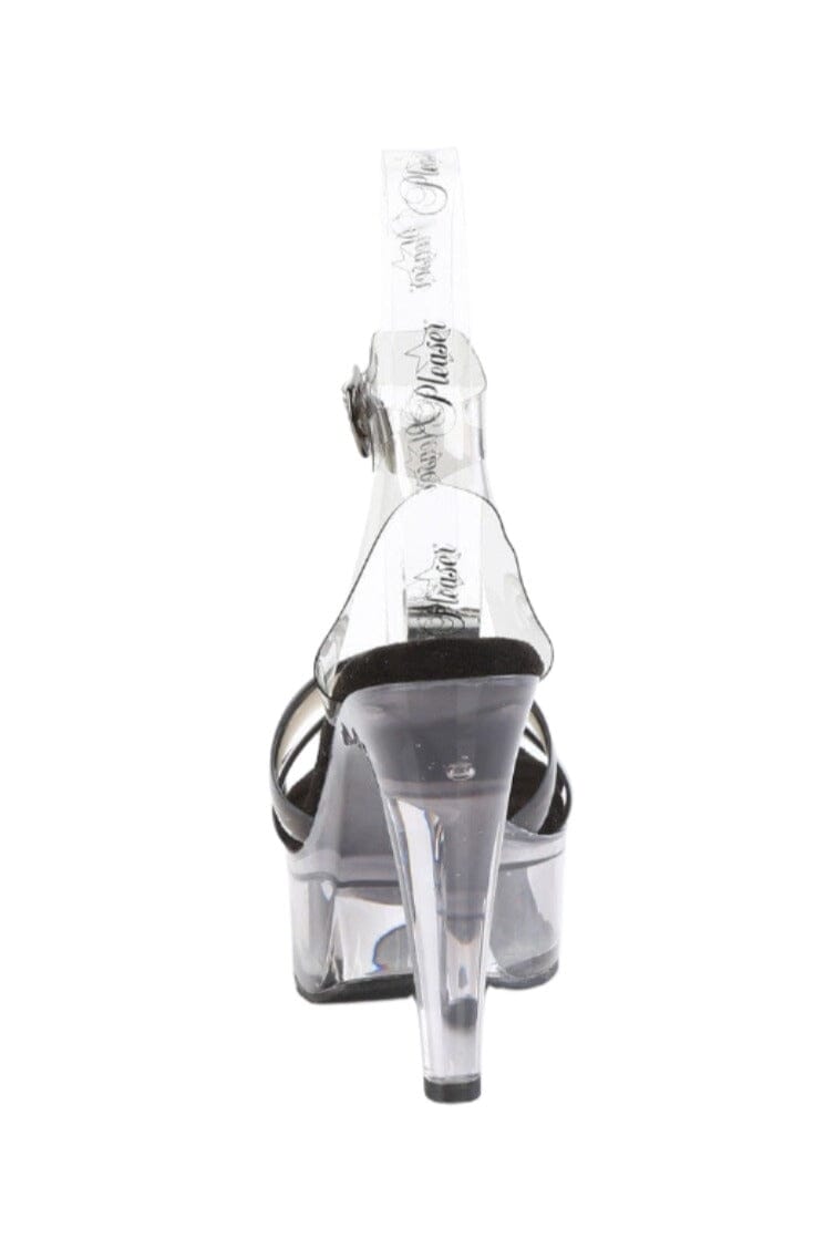 Fabulicious  MARTINI-505 Sandal in Black Vinyl