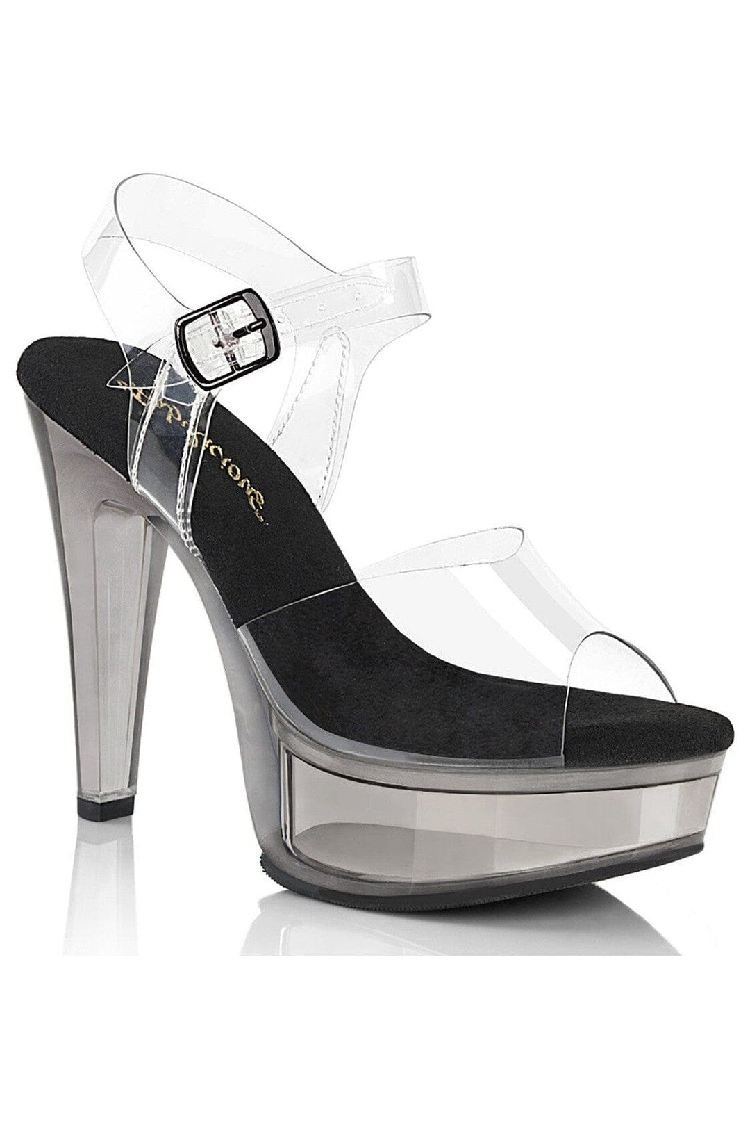 Fabulicious  MARTINI-508 Sandal in Clear Vinyl from SexyShoes.com