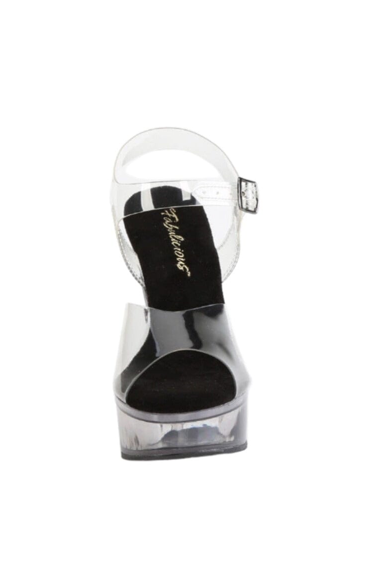 Fabulicious  MARTINI-508 Sandal in Clear Vinyl