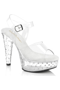 Fabulicious  MARTINI-508SDT Sandal in Clear Vinyl from SexyShoes.com