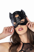 Faux Leather Eye Mask