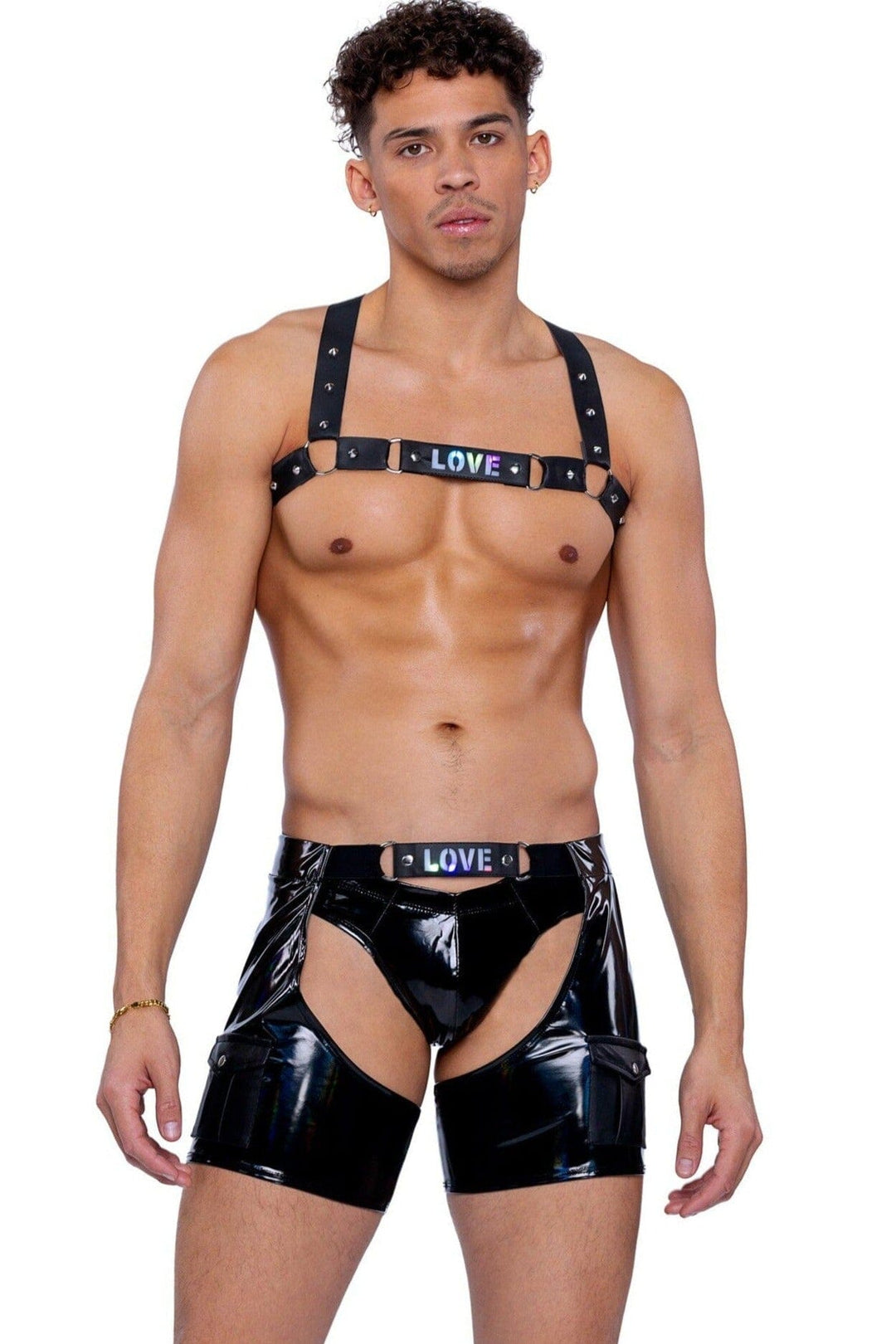 Faux Leather Harness