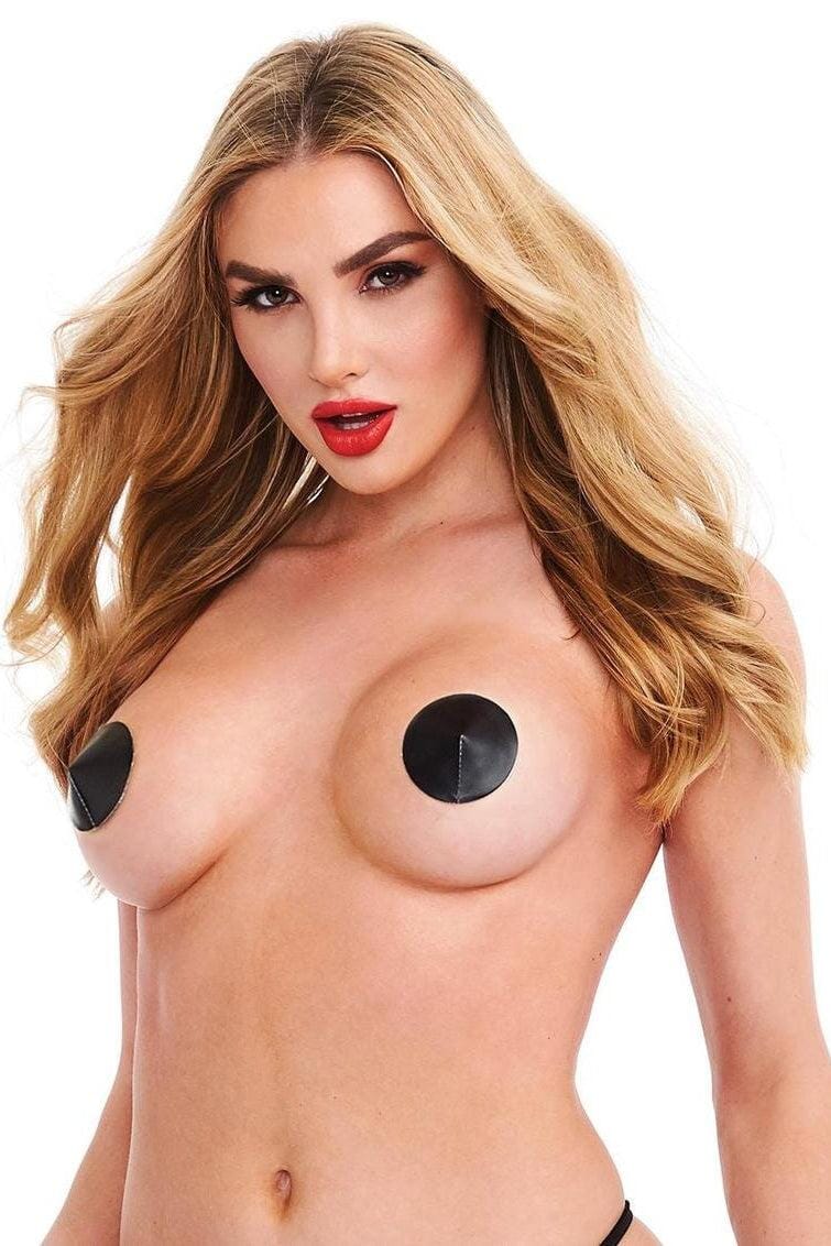 Faux Leather Pasties