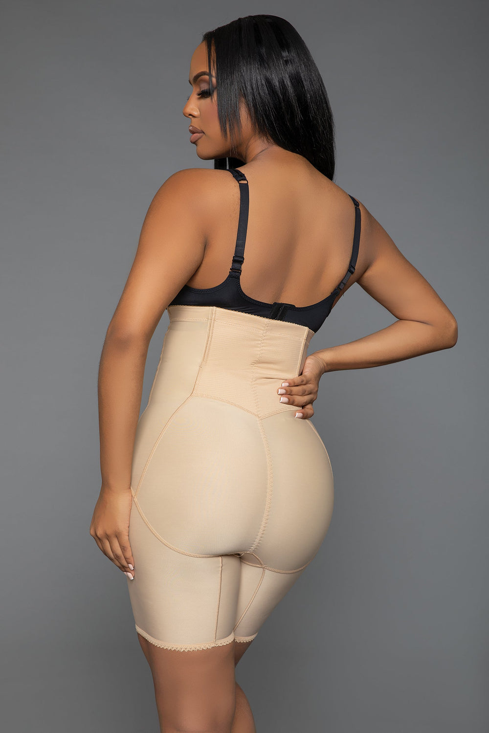 BeWicked Feeling My Curves Tummy Control Bodyshaper Shorts in Nude 