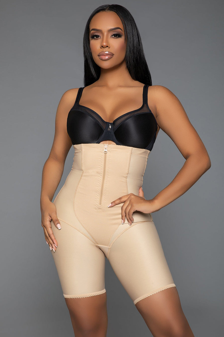 BeWicked Feeling My Curves Tummy Control Bodyshaper Shorts in Nude 